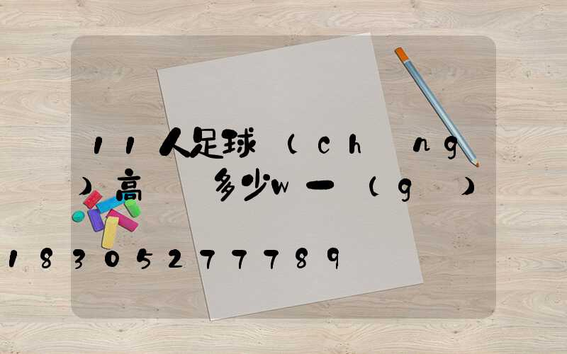 11人足球場(chǎng)高桿燈多少w一個(gè)