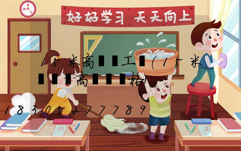 15米高桿燈工藝(15米廣場燈高桿燈價格)