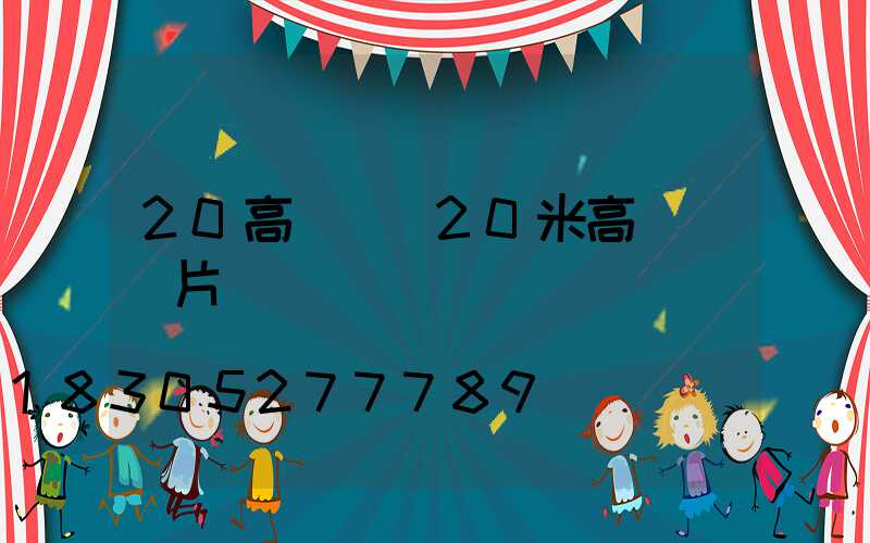 20高桿燈(20米高桿燈圖片)