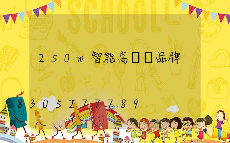 250w智能高桿燈品牌