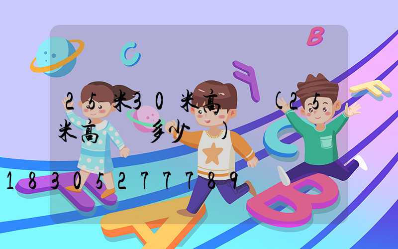 25米30米高桿燈(25米高桿燈多少錢)