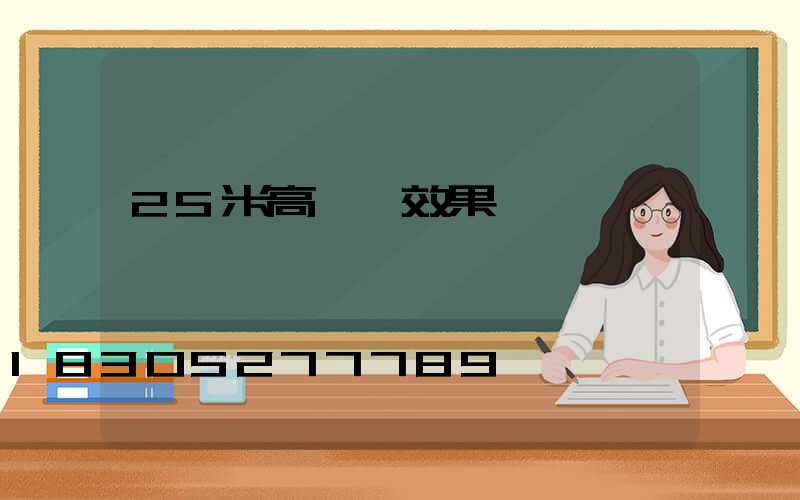 25米高桿燈效果圖