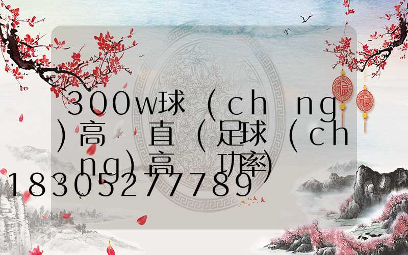 300w球場(chǎng)高桿燈直銷(足球場(chǎng)高桿燈功率)