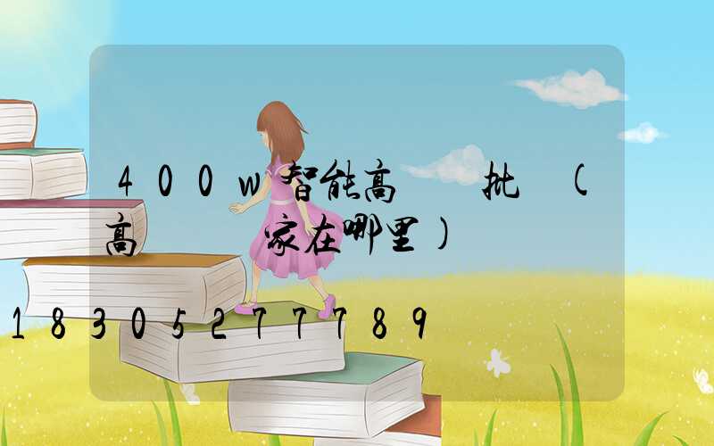 400w智能高桿燈批發(高桿燈廠家在哪里)