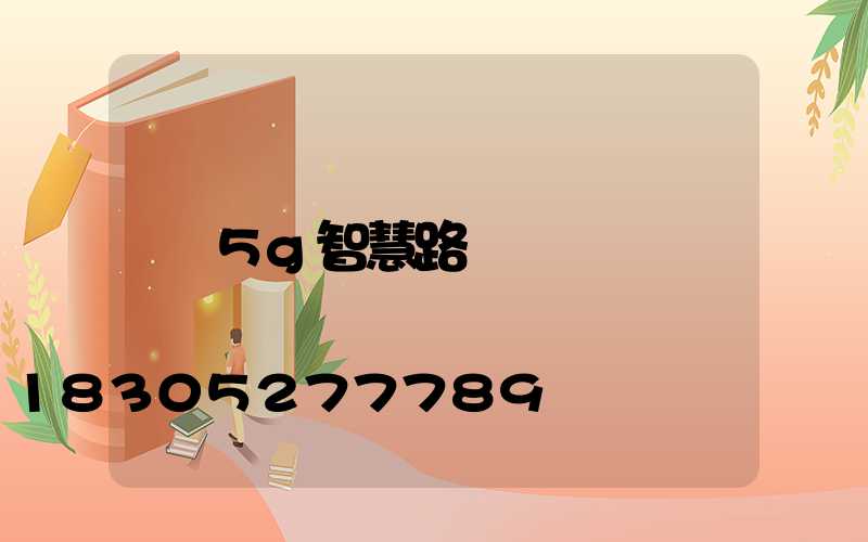5g智慧路燈桿