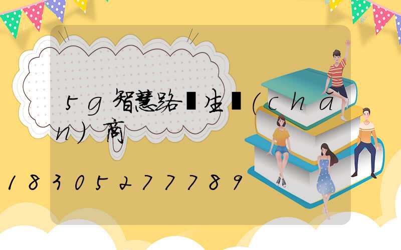 5g智慧路燈生產(chǎn)商