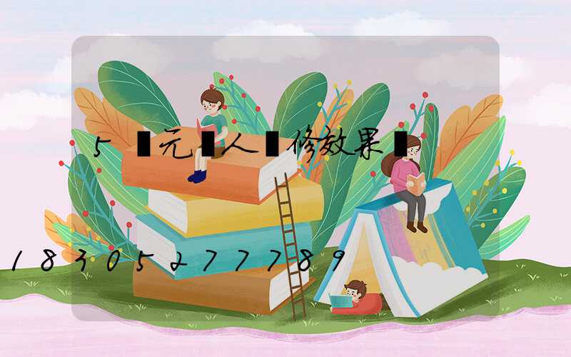 5萬元窮人裝修效果圖