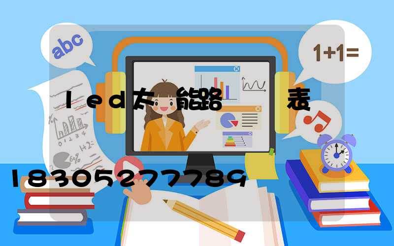 led太陽能路燈報價表