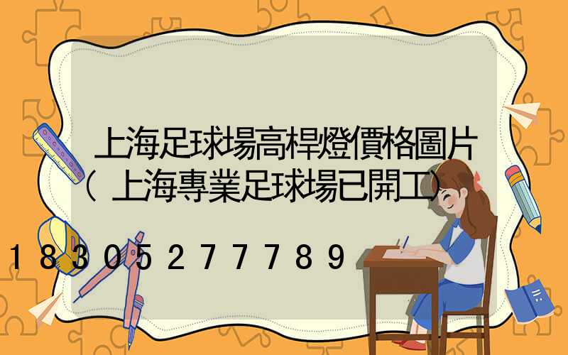 上海足球場高桿燈價格圖片(上海專業足球場已開工)