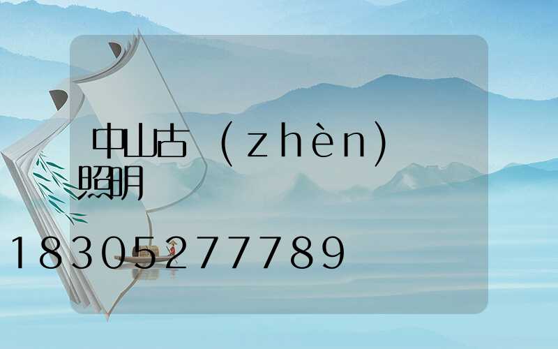 中山古鎮(zhèn)燈飾照明廠