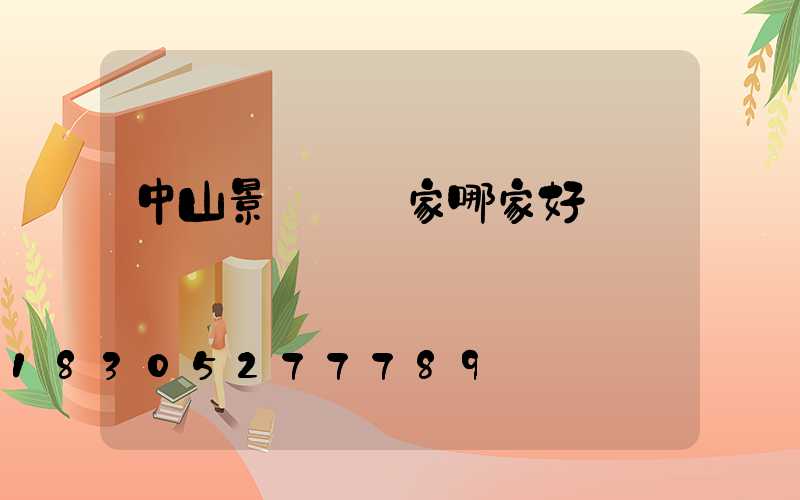 中山景觀燈廠家哪家好