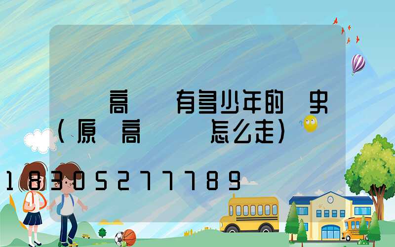 內鄉高桿燈有多少年的歷史(原陽高桿燈該怎么走)