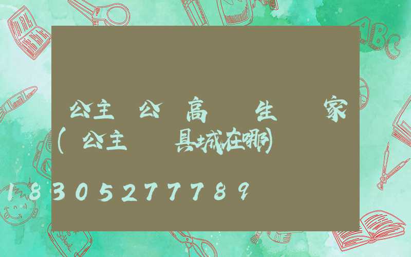 公主嶺公園高桿燈生產廠家(公主嶺燈具城在哪)