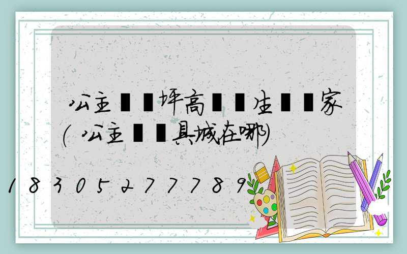 公主嶺機坪高桿燈生產廠家(公主嶺燈具城在哪)