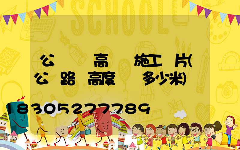 公園廣場高桿燈施工圖片(公園路燈高度標準多少米)