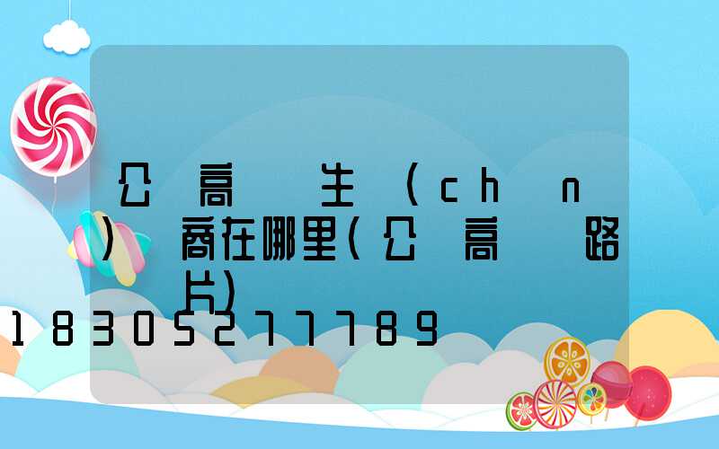 公園高桿燈生產(chǎn)廠商在哪里(公園高桿燈路燈圖片)