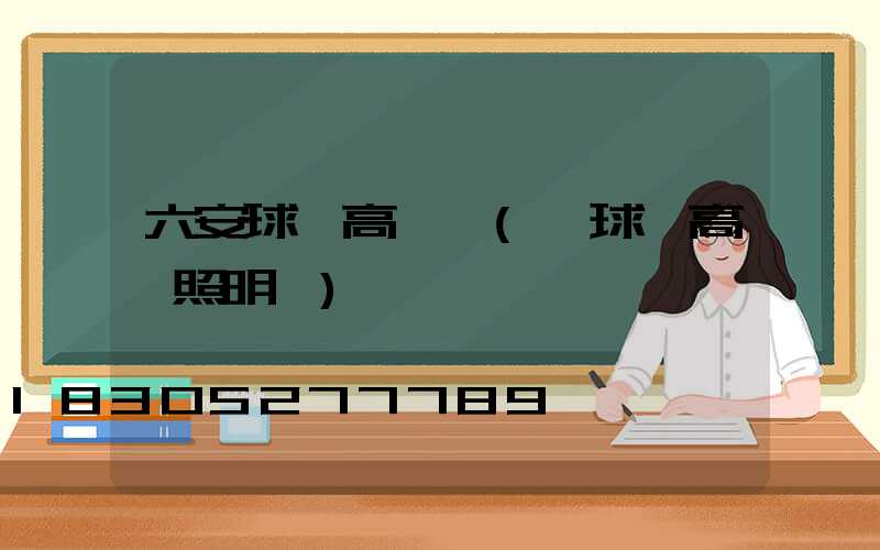 六安球場高桿燈(籃球場高桿照明燈)