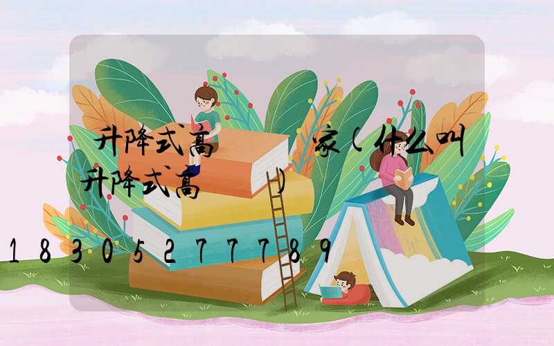 升降式高桿燈廠家(什么叫升降式高桿燈)