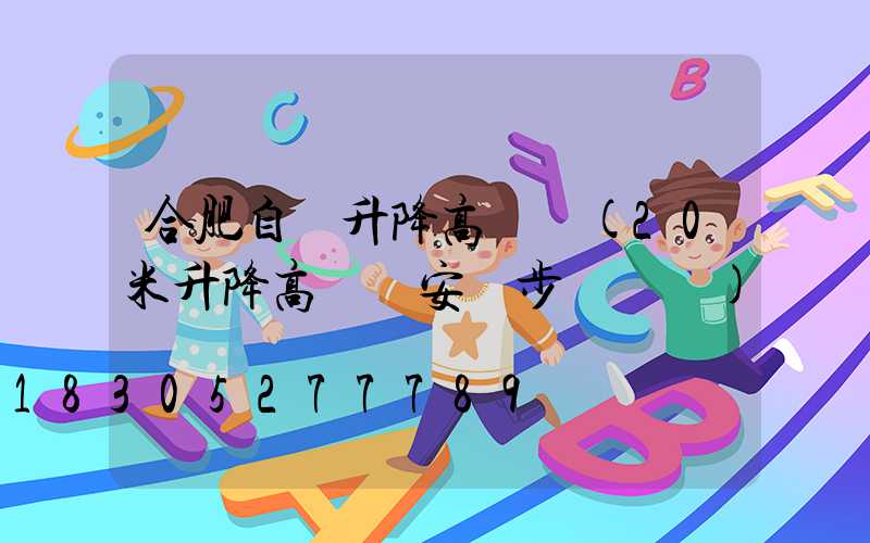 合肥自動升降高桿燈(20米升降高桿燈安裝步驟視頻)