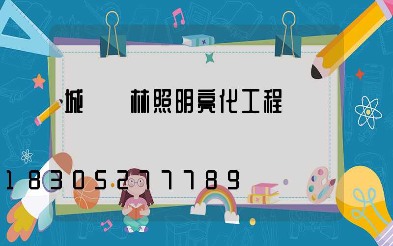 城區園林照明亮化工程
