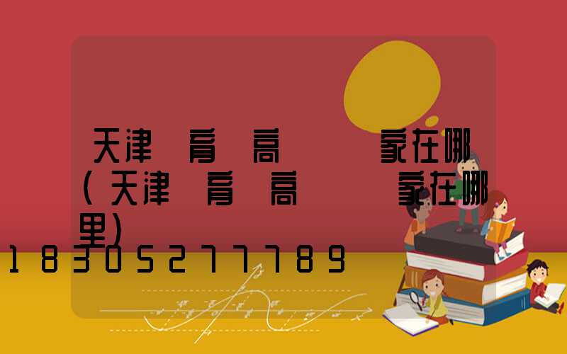 天津體育場高桿燈廠家在哪(天津體育場高桿燈廠家在哪里)