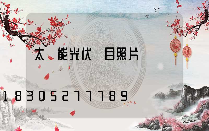 太陽能光伏項目照片