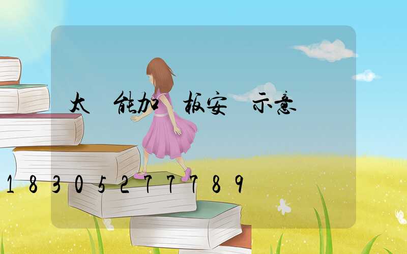 太陽能加熱板安裝示意圖