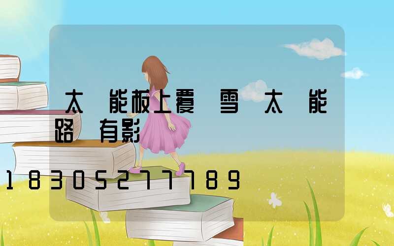 太陽能板上覆蓋雪對太陽能路燈有影響嗎