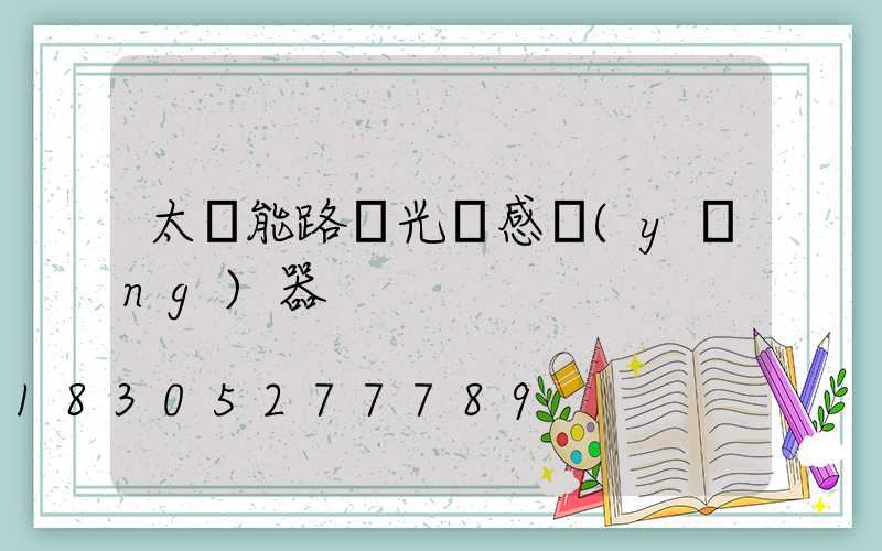 太陽能路燈光線感應(yīng)器