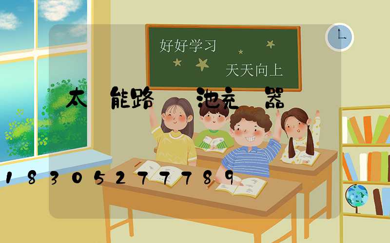 太陽能路燈電池充電器