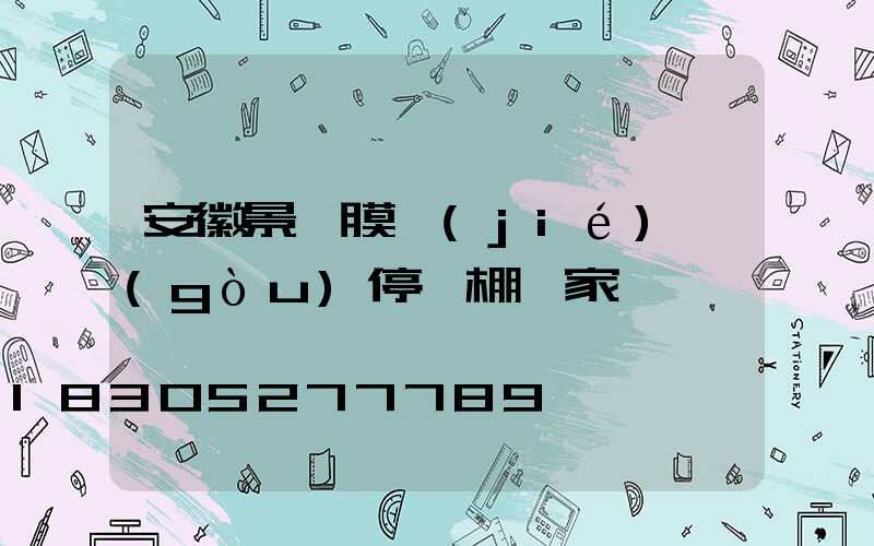 安徽景觀膜結(jié)構(gòu)停車棚廠家