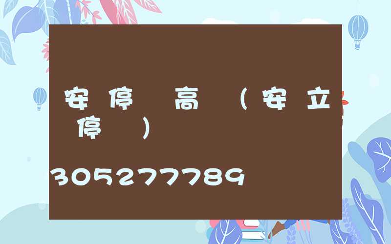 安慶停車場高桿燈(安慶立體停車場)