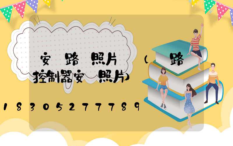 安裝路燈照片現場(紅路燈控制器安裝照片)