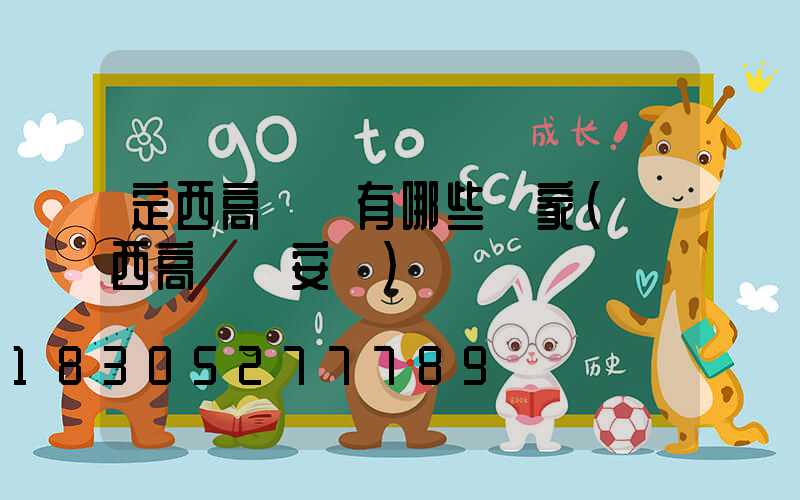 定西高桿燈有哪些廠家(陜西高桿燈安裝)