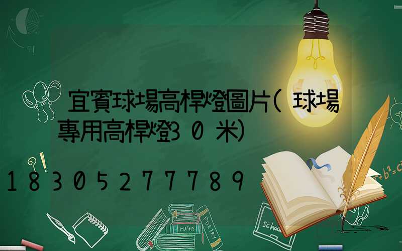 宜賓球場高桿燈圖片(球場專用高桿燈30米)