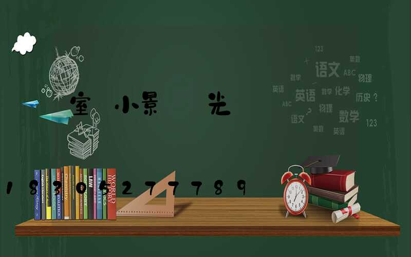 室內小景觀燈光設計