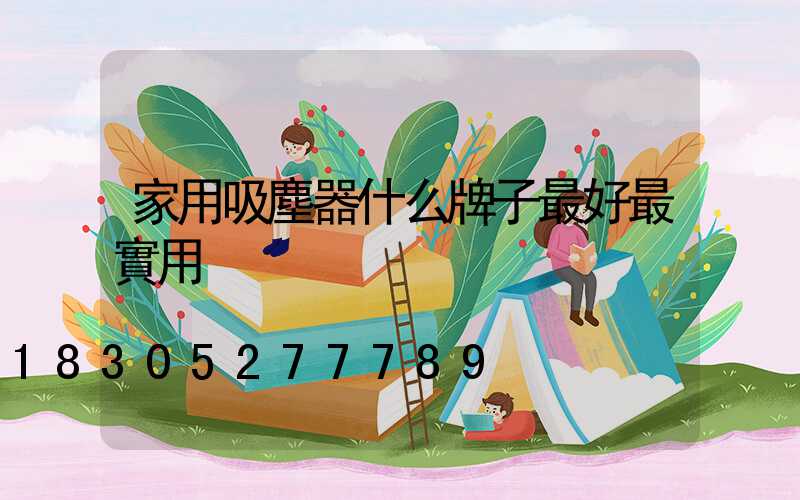 家用吸塵器什么牌子最好最實用
