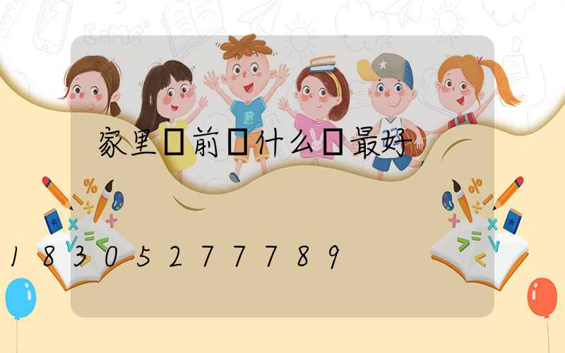 家里門前種什么樹最好