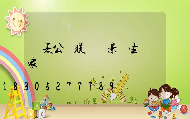 寧夏公園膜結構景觀生產廠家