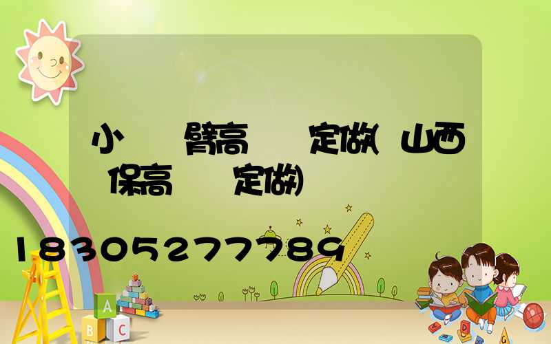 小區雙臂高桿燈定做(山西環保高桿燈定做)