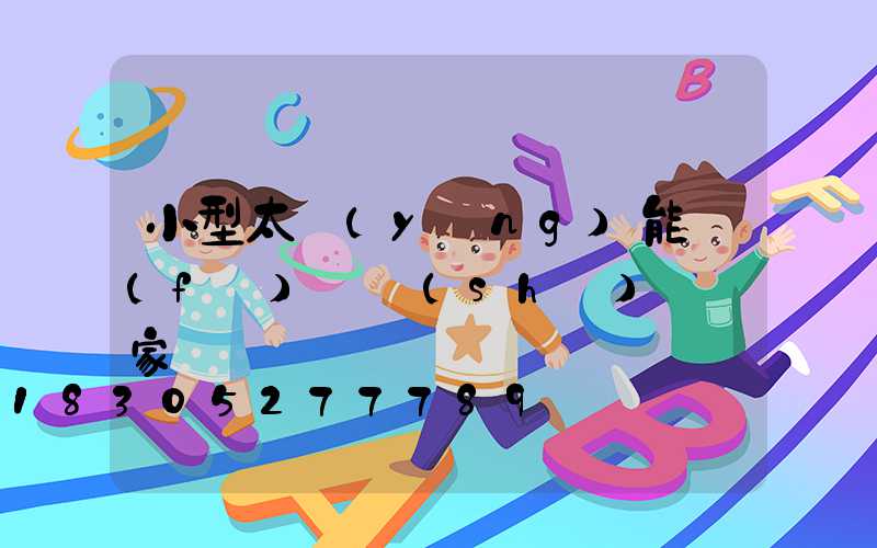 小型太陽(yáng)能發(fā)電設(shè)備廠家