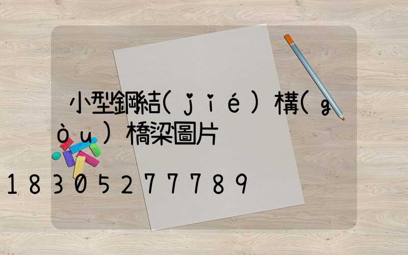 小型鋼結(jié)構(gòu)橋梁圖片
