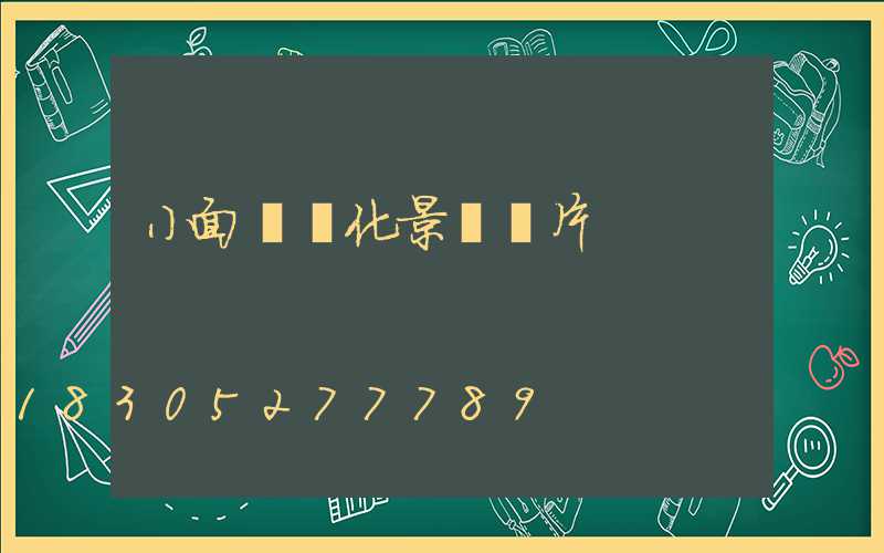 小面積綠化景觀圖片