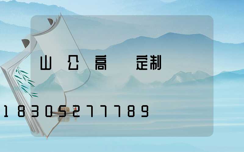 山東公園高桿燈定制