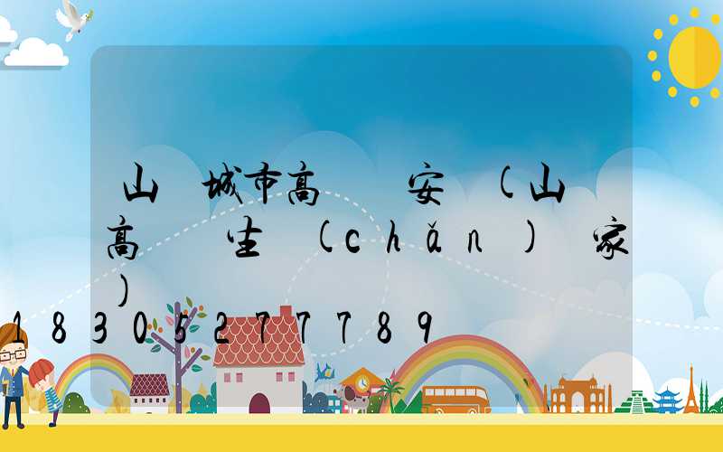 山東城市高桿燈安裝(山東高桿燈生產(chǎn)廠家)