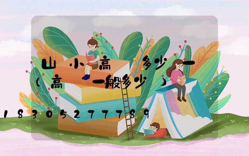 山東小區高桿燈多少錢一個(高桿燈一般多少錢)