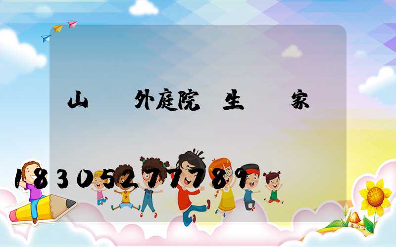 山東戶外庭院燈生產廠家