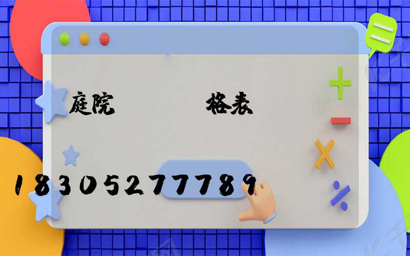 庭院玉蘭燈價格表