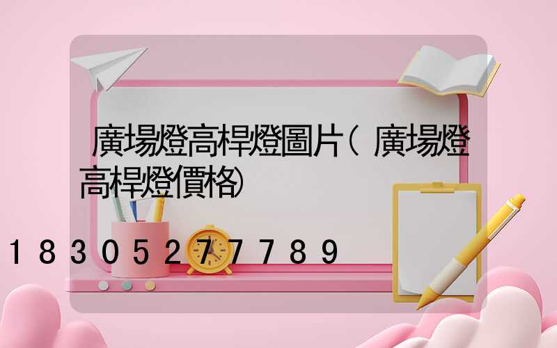 廣場燈高桿燈圖片(廣場燈高桿燈價格)