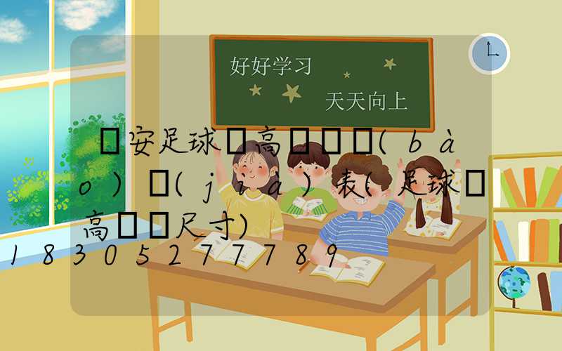 廣安足球場高桿燈報(bào)價(jià)表(足球場高桿燈尺寸)